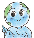 環境のシンボル「アースくん」